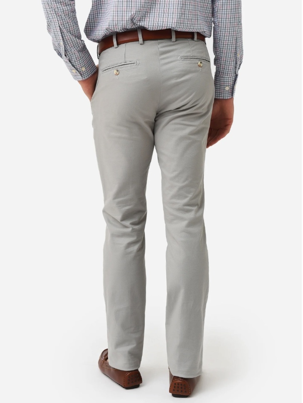 Peter Millar Men's Size 40 Mountain Grey Pilot Twill Flat Front Pant MSRP $175